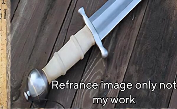 In-Progress Commission - Byzantine Ladder Damascus Saber for Wailliam (IG) - Image 2
