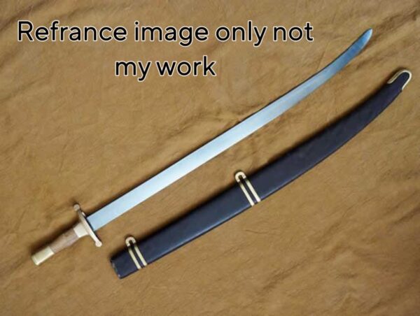 In-Progress Commission - Byzantine Ladder Damascus Saber for Wailliam (IG)