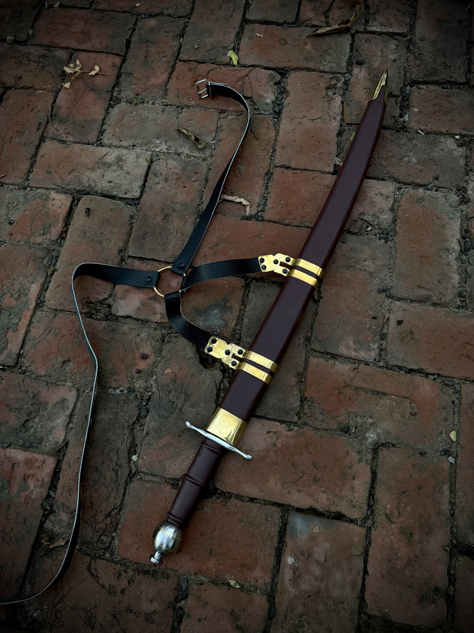 Byzantine Ladder Damascus Saber “27 - Image 2