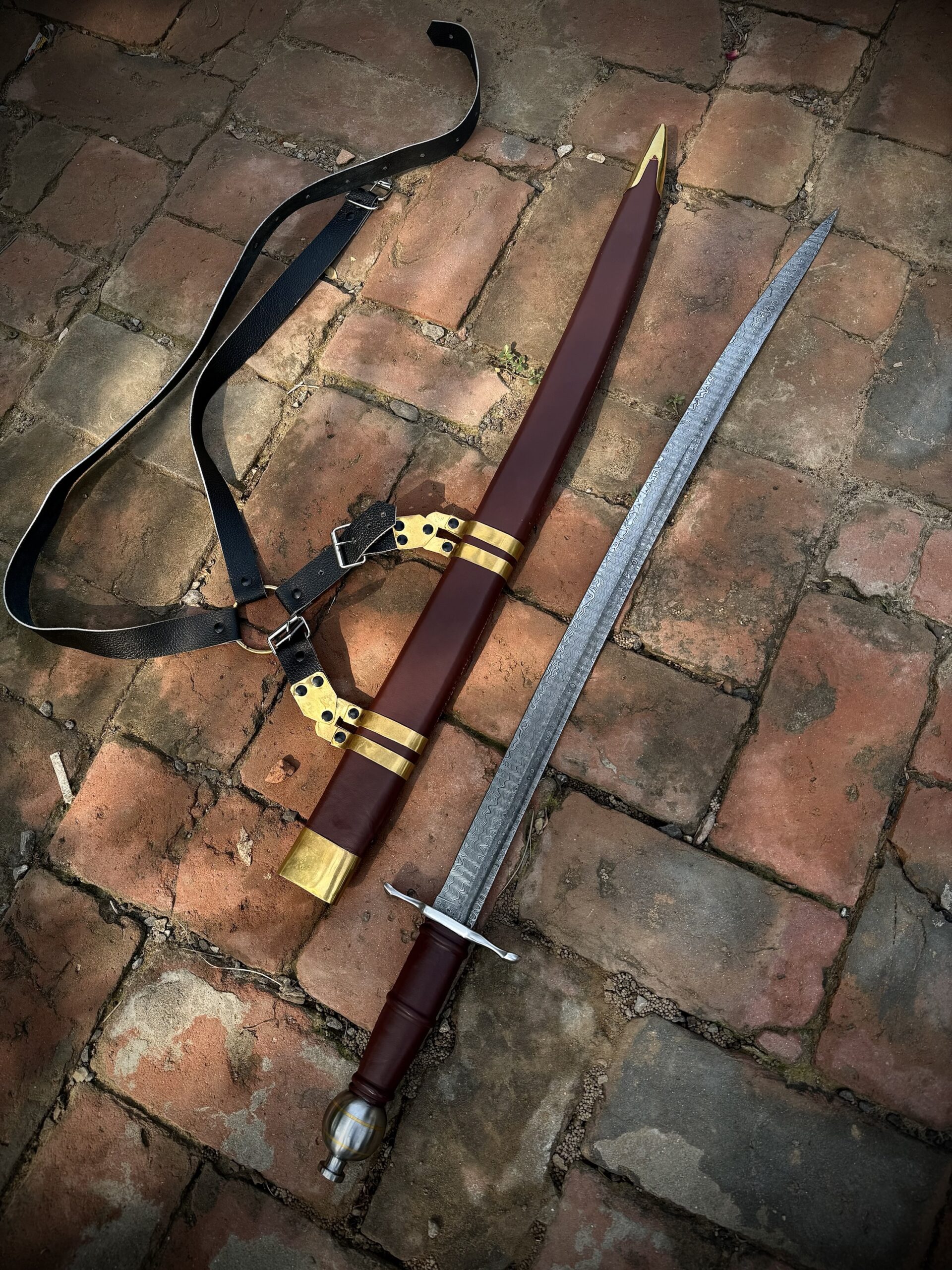 Byzantine Ladder Damascus Saber “27 - Image 6