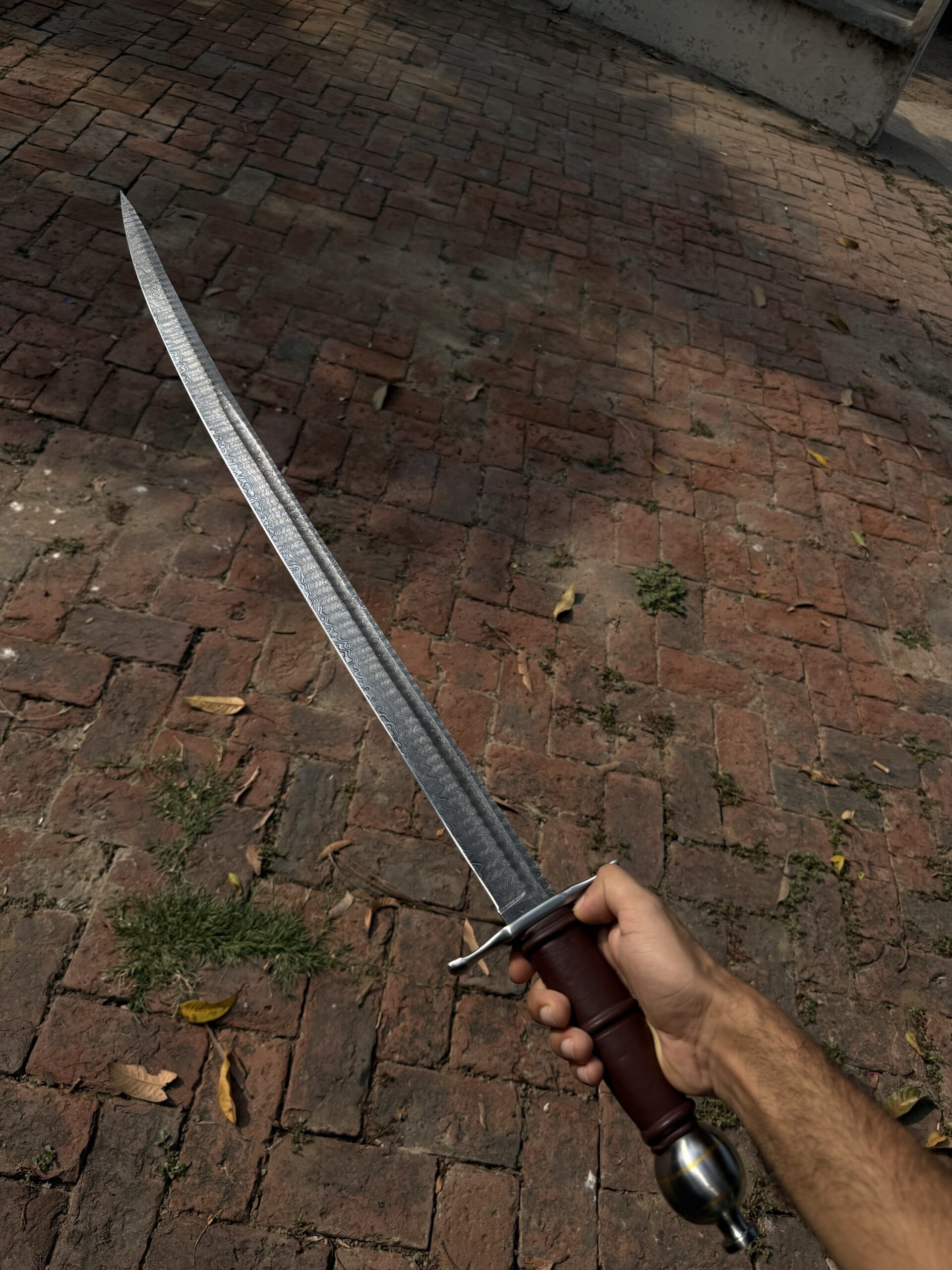 Byzantine Ladder Damascus Saber “27 - Image 5