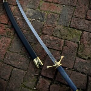 Heron Mark Sword | Blue ray-skin  | SUP9 Steel Blade